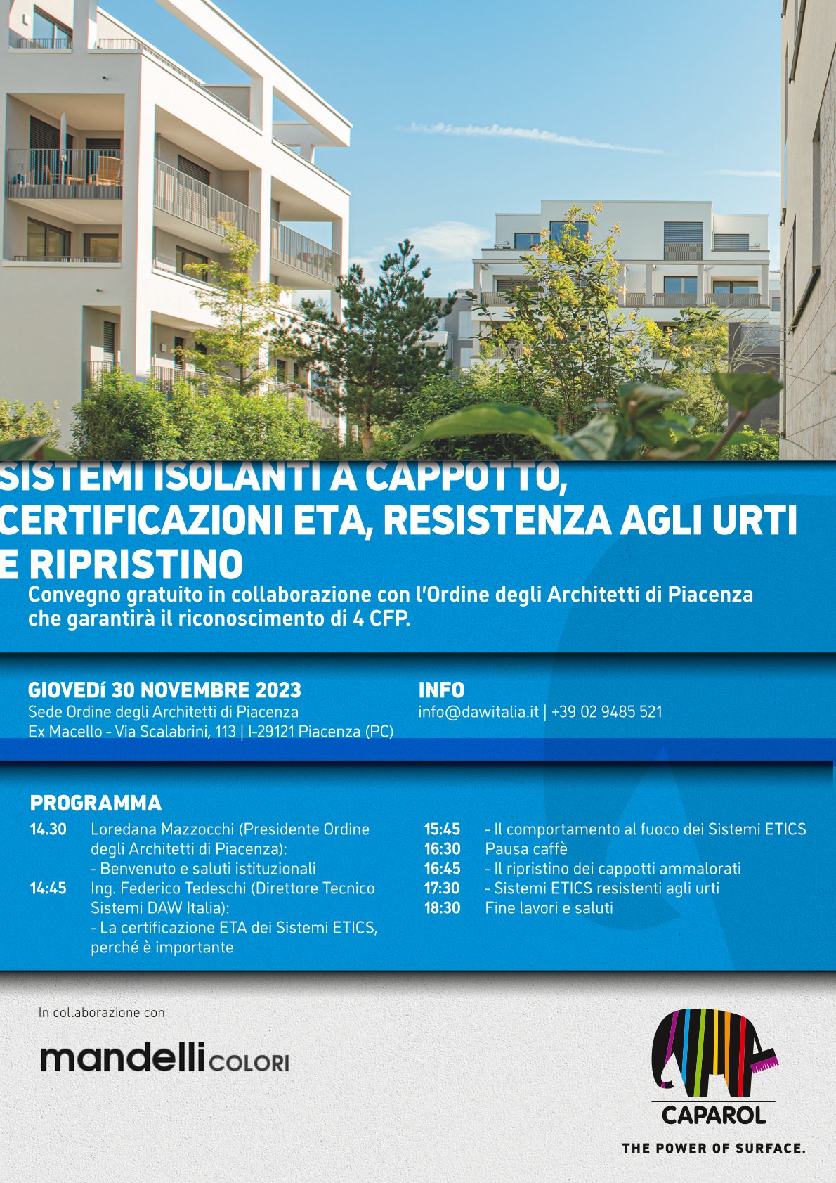 Ordine Architetti Ppc Seminario Tecnico Sistemi Isolanti A Cappotto